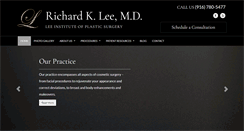 Desktop Screenshot of leeplasticsurgery.com
